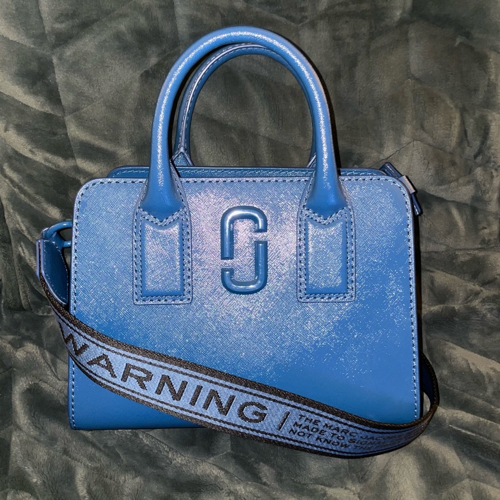 Marc Jacobs Little Big Shot WARNING Crossbody Bag